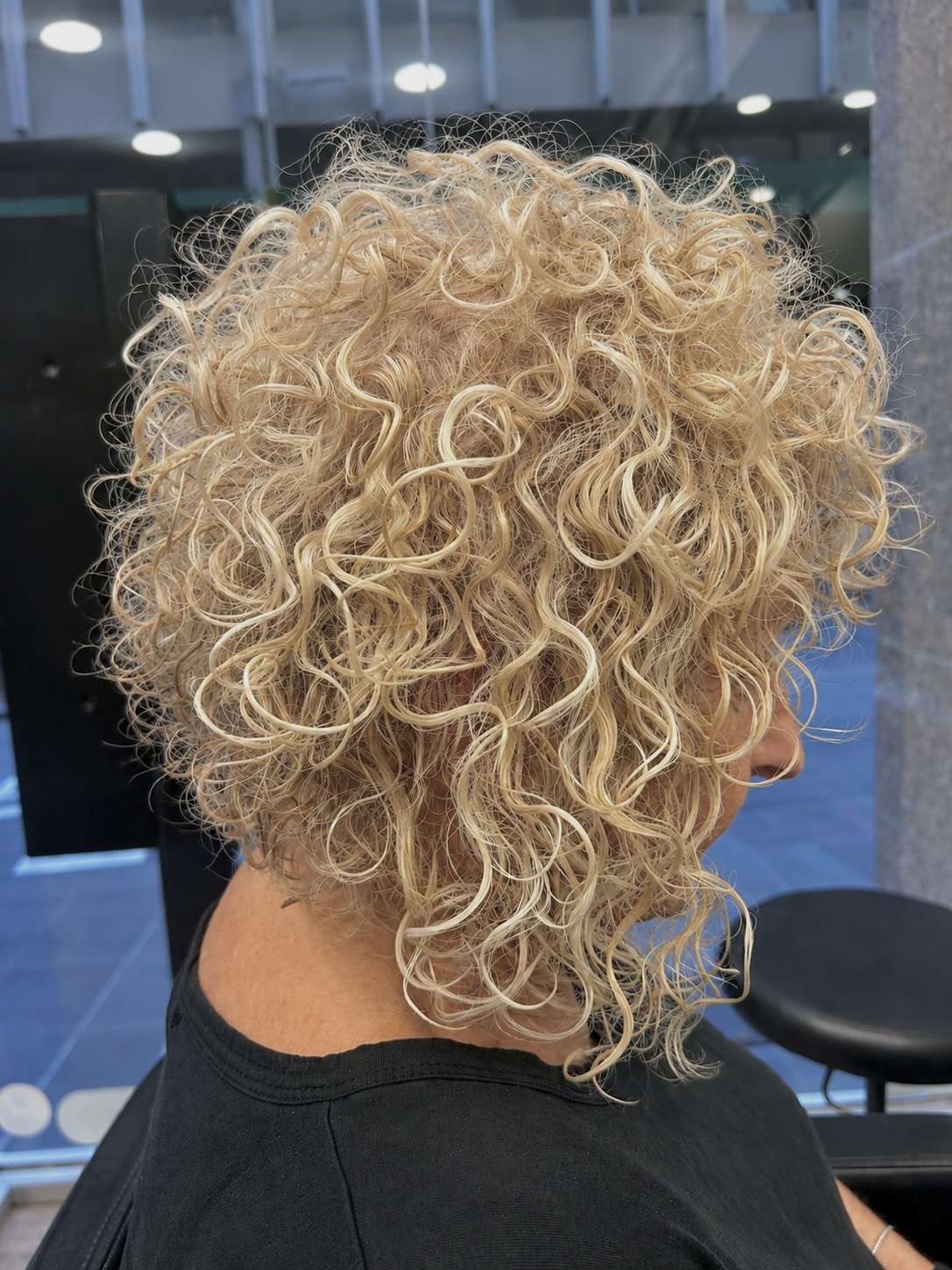 Curly haircut at Second Avenue Hair Melbourne CBD