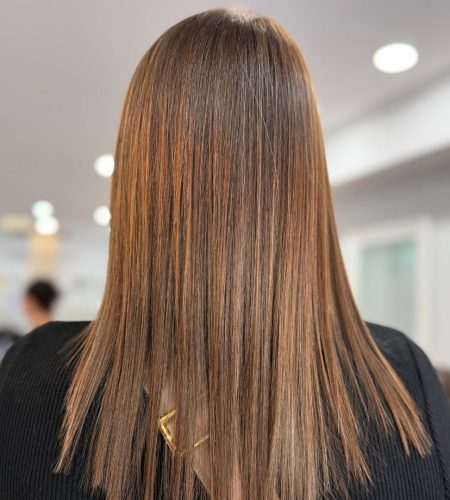 Clients Hair After Hair Botox treatment